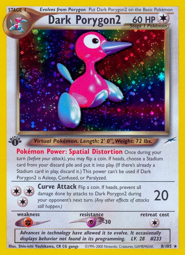 Dark Porygon2 008/105 — Neo Destiny (English Pokémon TCG card)
