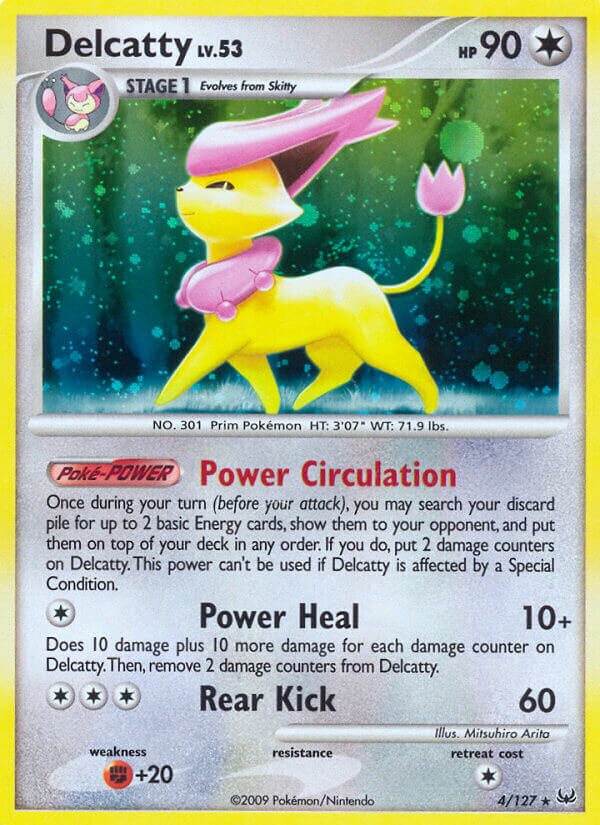 Delcatty 004/133 — Platinum (English Pokémon TCG card)