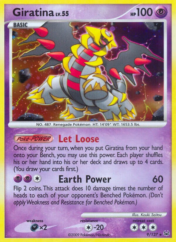 Giratina 009/133 — Platinum (English Pokémon TCG card)