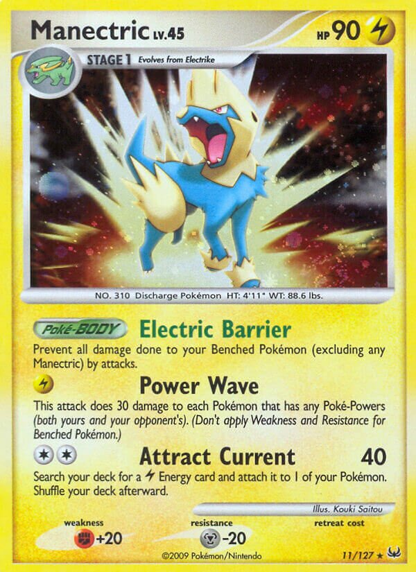 Manectric 011/133 — Platinum (English Pokémon TCG card)
