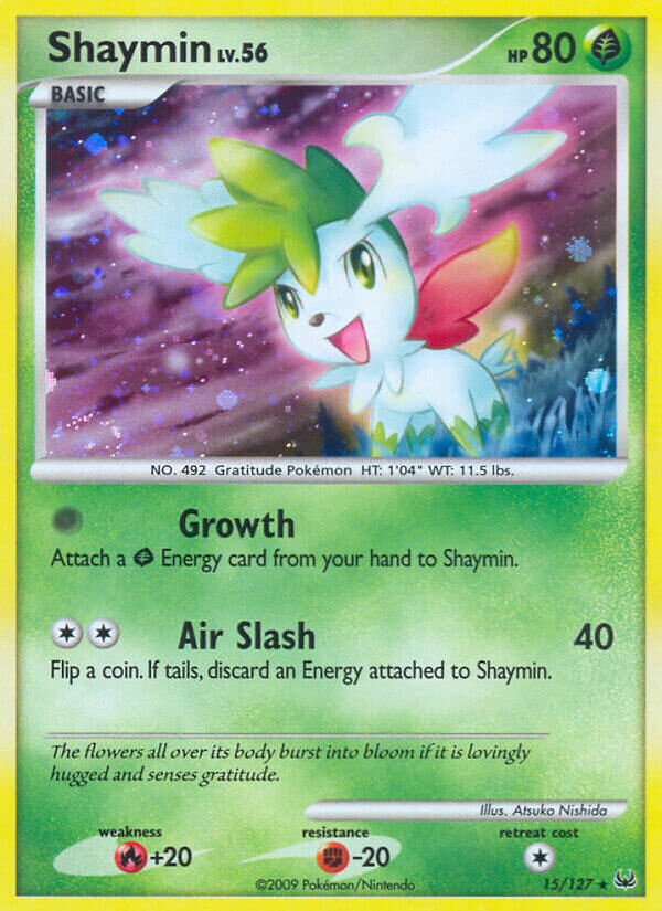 Shaymin 015/133 — Platinum (English Pokémon TCG card)