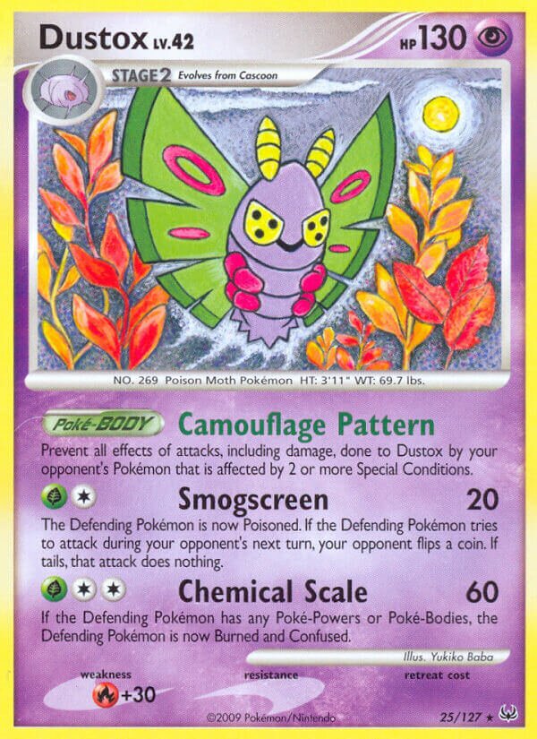 Dustox 025/133 — Platinum (English Pokémon TCG card)