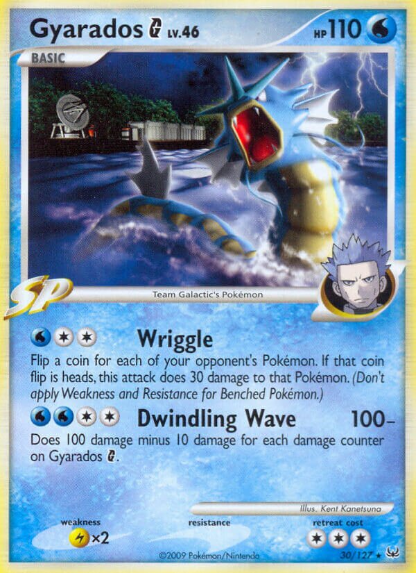 Gyarados G 030/133 — Platinum (English Pokémon TCG card)