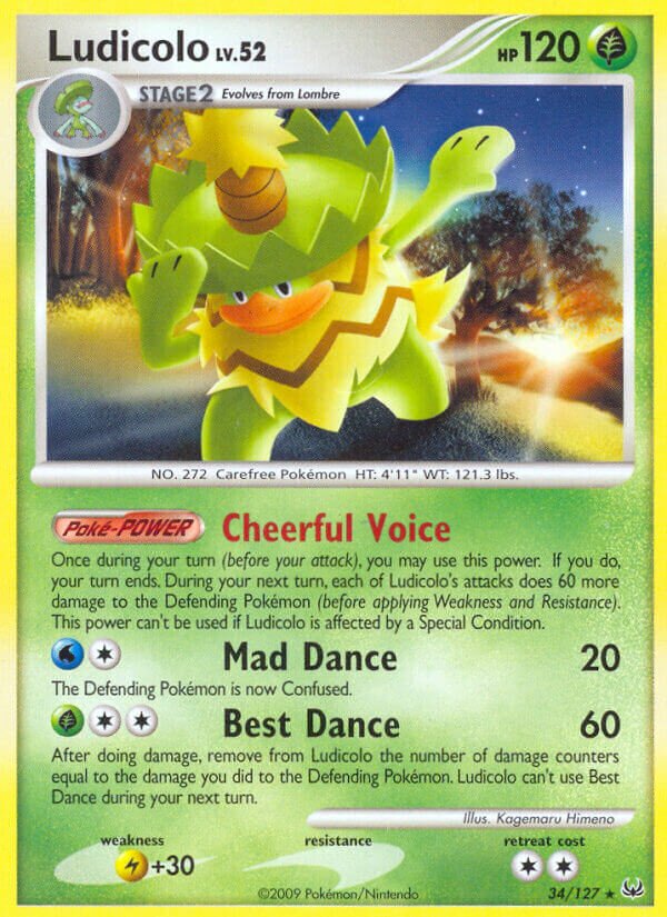 Ludicolo 034/133 — Platinum (English Pokémon TCG card)