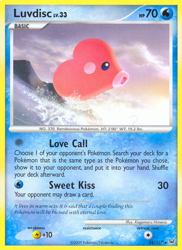 Luvdisc 035/133 — Platinum (English Pokémon TCG card)