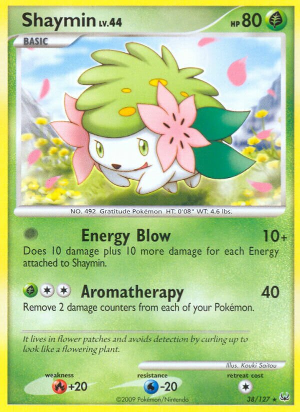 Shaymin 038/133 — Platinum (English Pokémon TCG card)