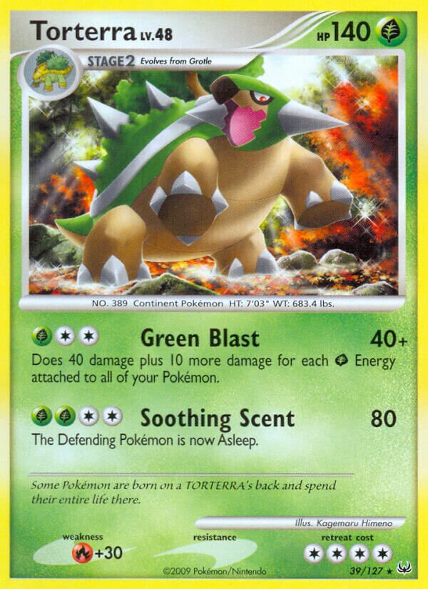 Torterra 039/133 — Platinum (English Pokémon TCG card)