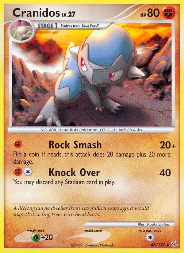 Cranidos 046/133 — Platinum (English Pokémon TCG card)