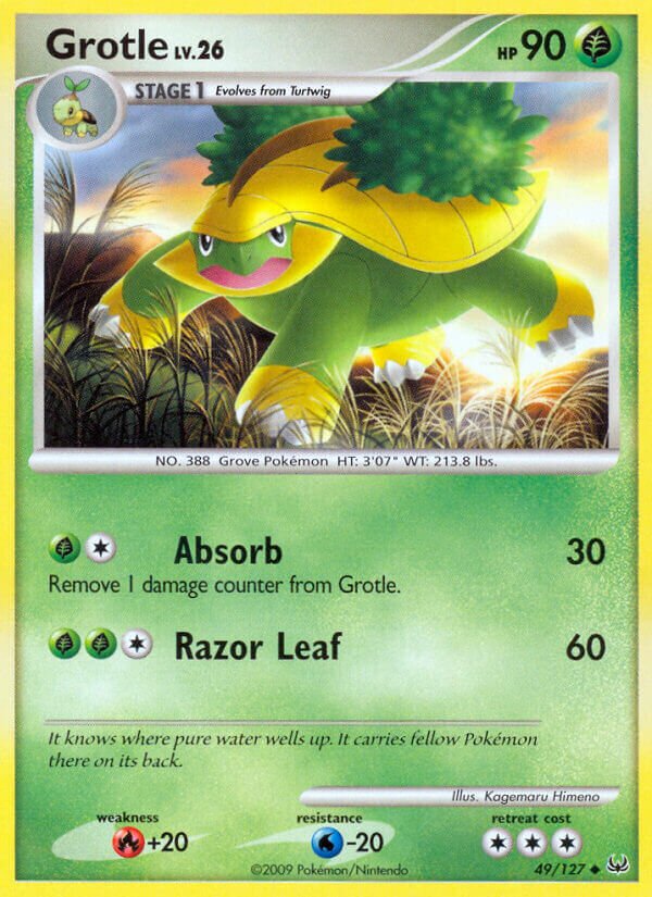 Grotle 049/133 — Platinum (English Pokémon TCG card)