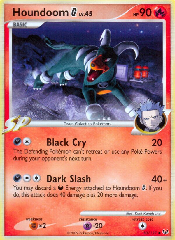 Houndoom G 050/133 — Platinum (English Pokémon TCG card)