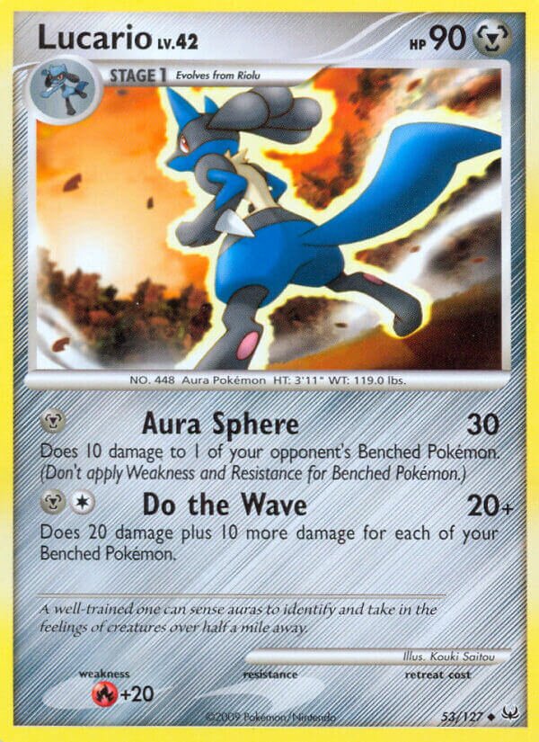 Lucario 053/133 — Platinum (English Pokémon TCG card)