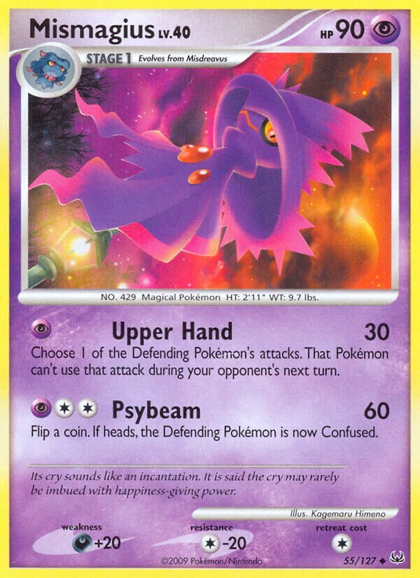 Mismagius 055/133 — Platinum (English Pokémon TCG card)