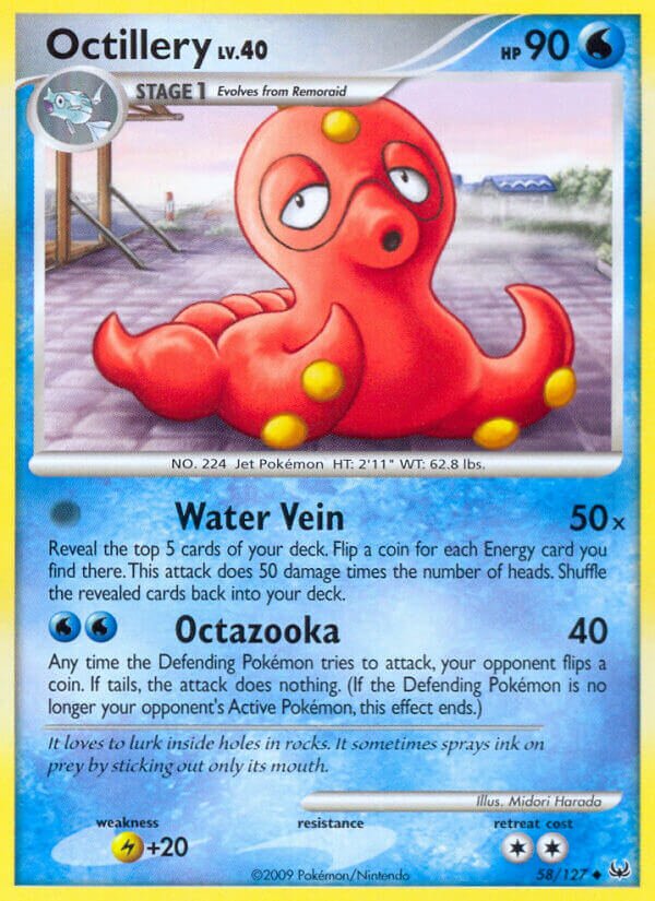 Octillery 058/133 — Platinum (English Pokémon TCG card)