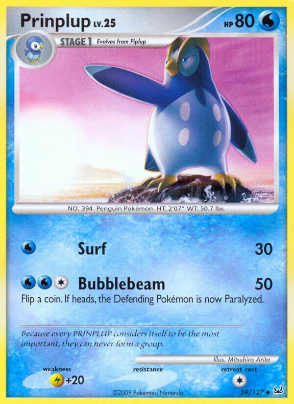 Prinplup 059/133 — Platinum (English Pokémon TCG card)
