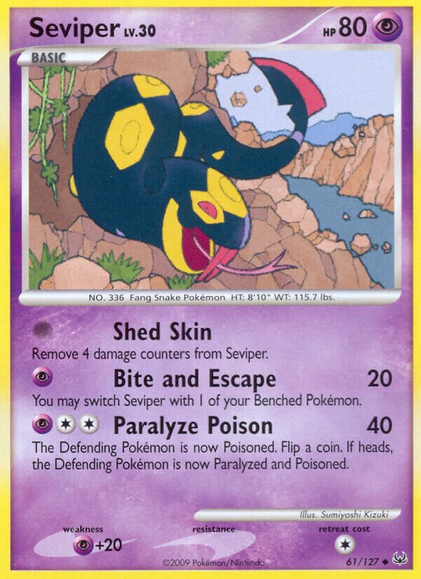 Seviper 061/133 — Platinum (English Pokémon TCG card)