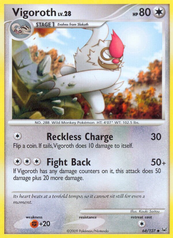 Vigoroth 064/133 — Platinum (English Pokémon TCG card)