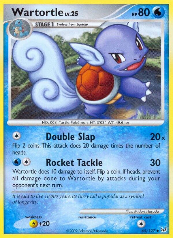 Wartortle 065/133 — Platinum (English Pokémon TCG card)