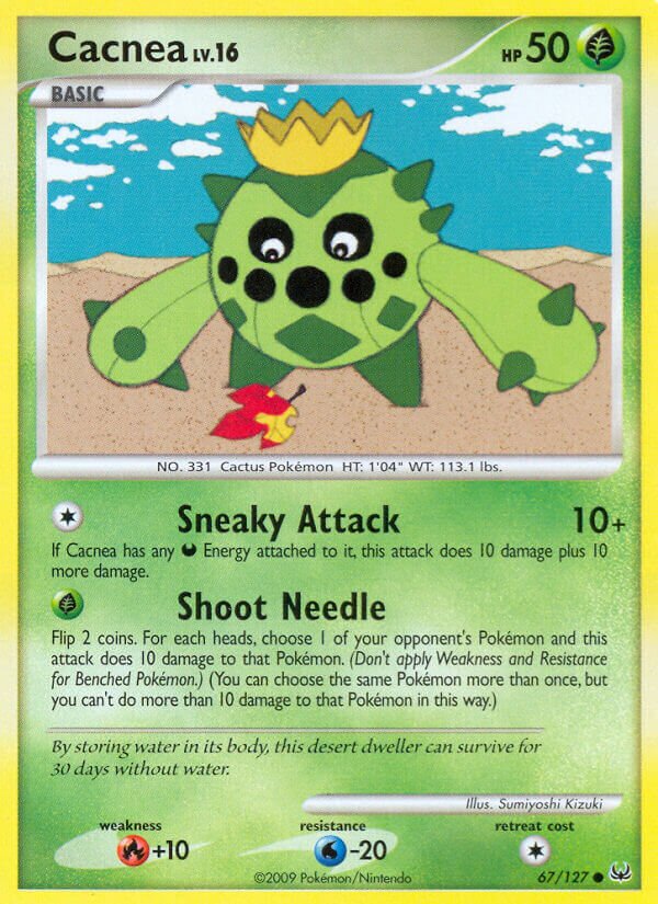 Cacnea 067/133 — Platinum (English Pokémon TCG card)