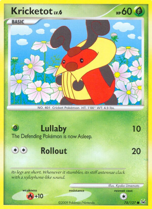 Kricketot 078/133 — Platinum (English Pokémon TCG card)