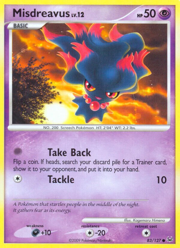 Misdreavus 083/133 — Platinum (English Pokémon TCG card)