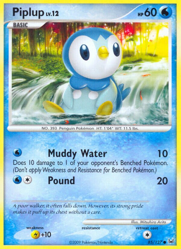 Piplup 085/133 — Platinum (English Pokémon TCG card)