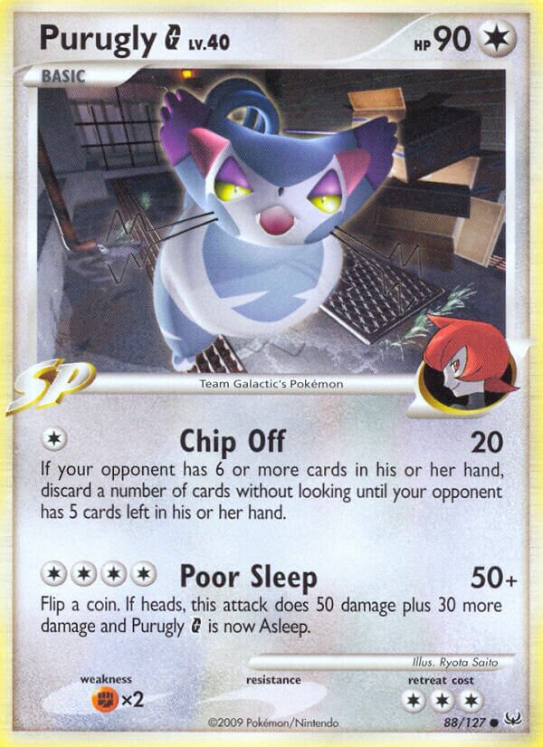 Purugly G 088/133 — Platinum (English Pokémon TCG card)