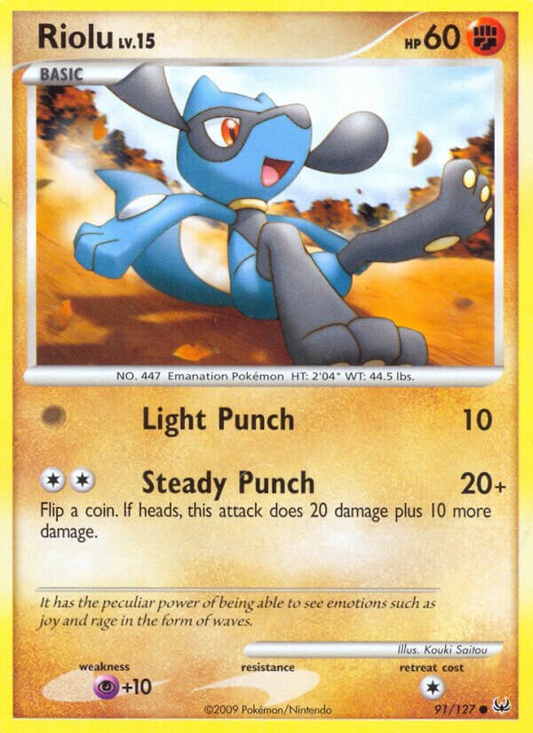 Riolu 091/133 — Platinum (English Pokémon TCG card)