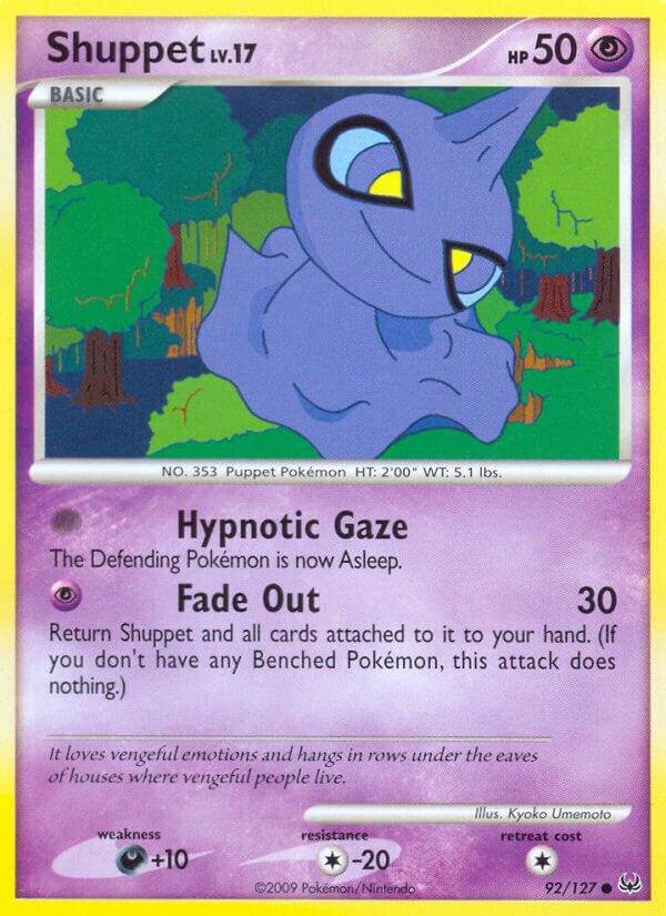 Shuppet 092/133 — Platinum (English Pokémon TCG card)