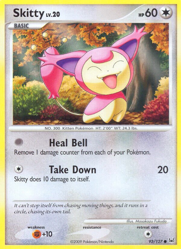 Skitty 093/133 — Platinum (English Pokémon TCG card)
