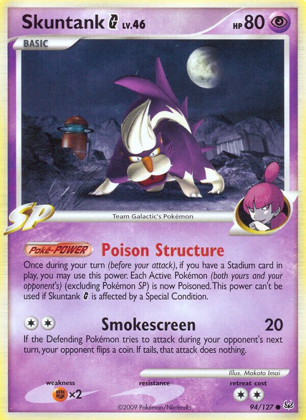 Skuntank G 094/133 — Platinum (English Pokémon TCG card)