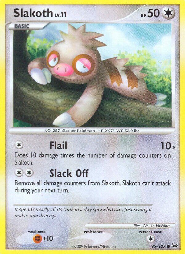Slakoth 095/133 — Platinum (English Pokémon TCG card)