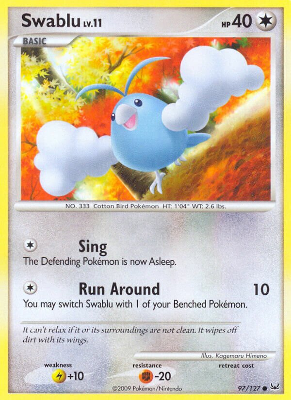 Swablu 097/133 — Platinum (English Pokémon TCG card)