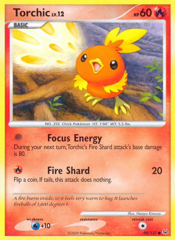 Torchic 099/133 — Platinum (English Pokémon TCG card)