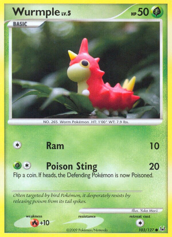 Wurmple 103/133 — Platinum (English Pokémon TCG card)