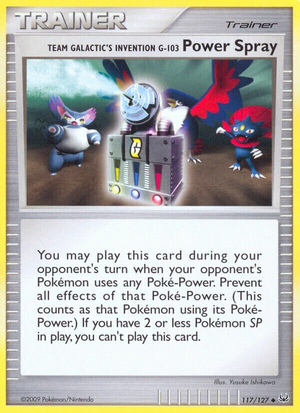 Team Galactic's Invention G-103 Power Spray 117/133 — Platinum (English Pokémon TCG card)