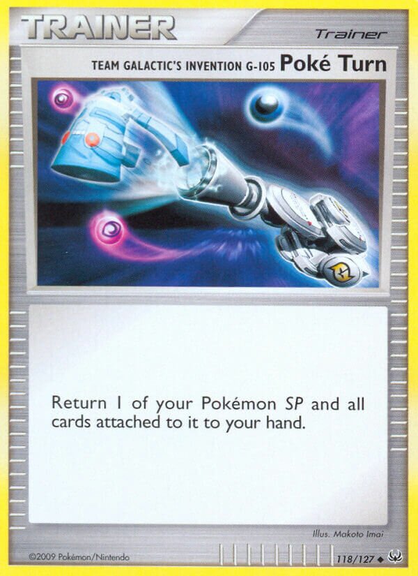 Team Galactic's Invention G-105 Poké Turn 118/133 — Platinum (English Pokémon TCG card)