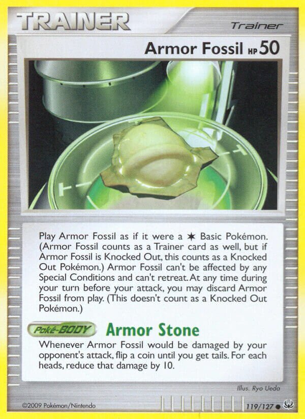 Armor Fossil 119/133 — Platinum (English Pokémon TCG card)