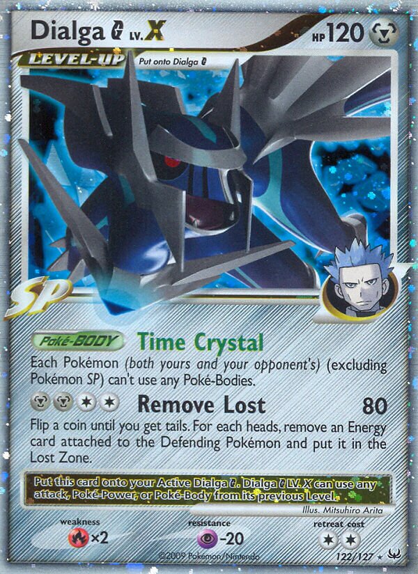 Dialga G LV.X 122/133 — Platinum (English Pokémon TCG card)