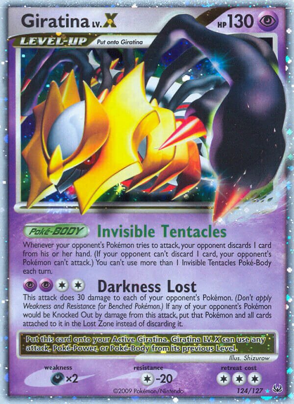 Giratina LV.X 124/133 — Platinum (English Pokémon TCG card)