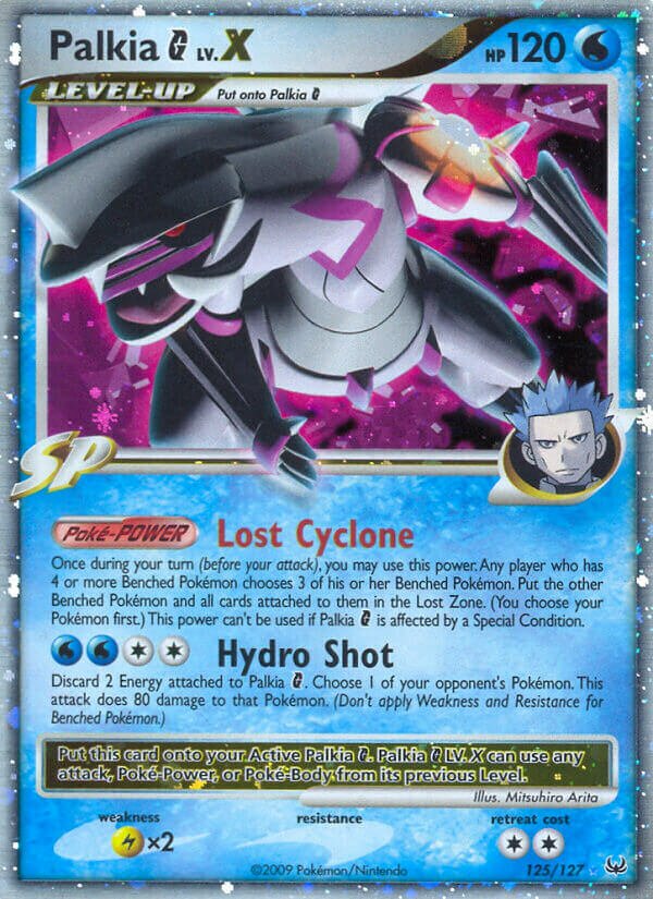Palkia G LV.X 125/133 — Platinum (English Pokémon TCG card)