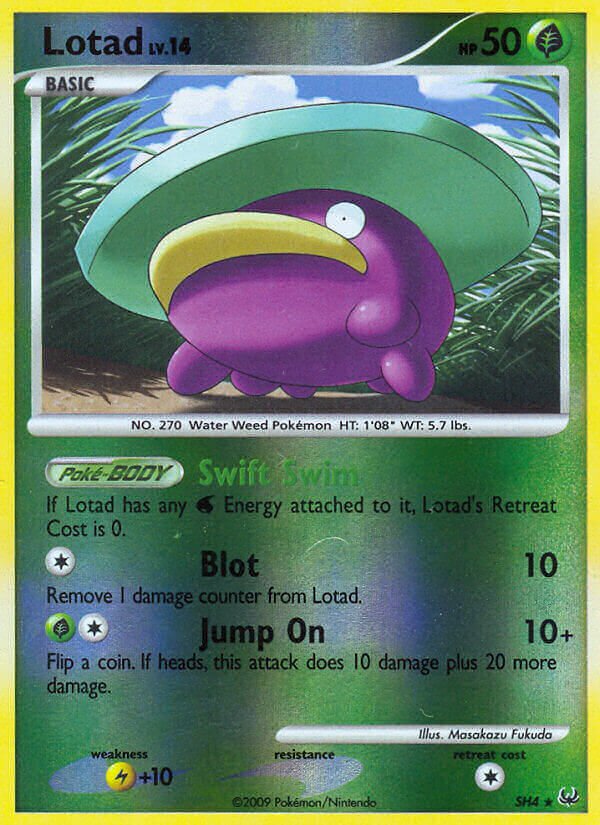 Lotad SH4 — Platinum (English Pokémon TCG card)