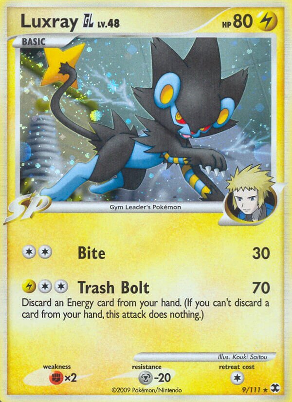 Luxray GL 009/119 — Rising Rivals (English Pokémon TCG card)