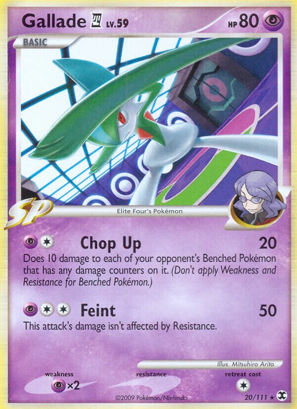 Gallade E4 020/119 — Rising Rivals (English Pokémon TCG card)