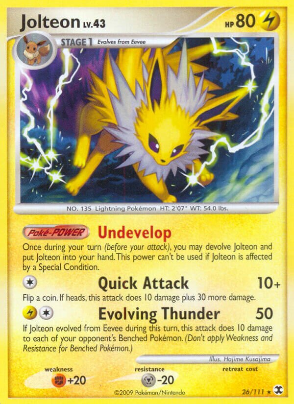 Jolteon 026/119 — Rising Rivals (English Pokémon TCG card)