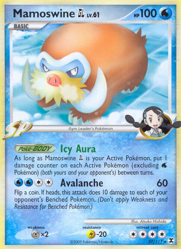 Mamoswine GL 027/119 — Rising Rivals (English Pokémon TCG card)