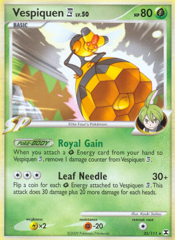 Vespiquen E4 035/119 — Rising Rivals (English Pokémon TCG card)