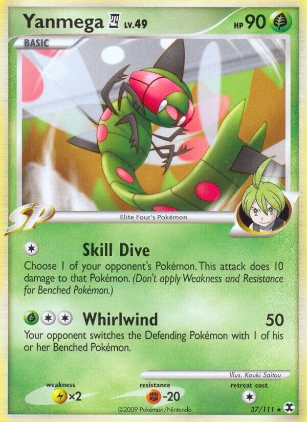 Yanmega E4 037/119 — Rising Rivals (English Pokémon TCG card)
