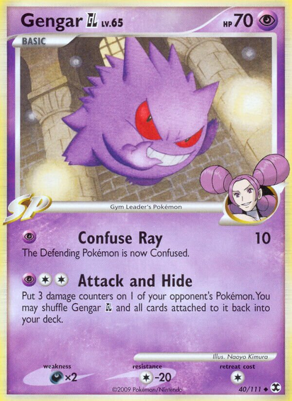 Gengar GL 040/119 — Rising Rivals (English Pokémon TCG card)
