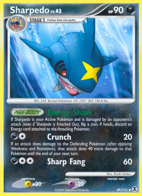 Sharpedo 049/119 — Rising Rivals (English Pokémon TCG card)