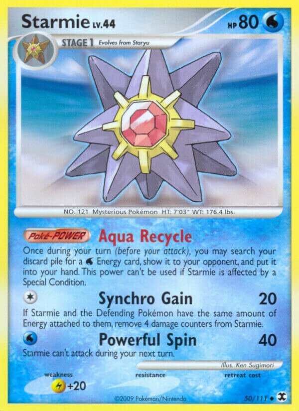 Starmie 050/119 — Rising Rivals (English Pokémon TCG card)